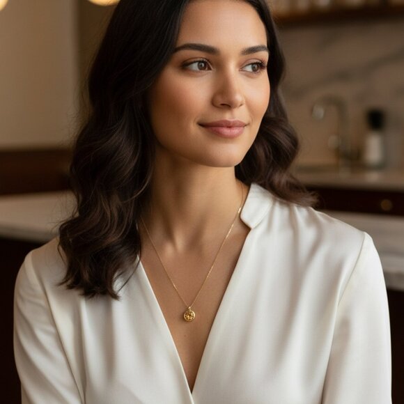 Alex and Ani Necklace - Energy Charity Light Topaz Gold - New with Tag - Picture 5 of 7